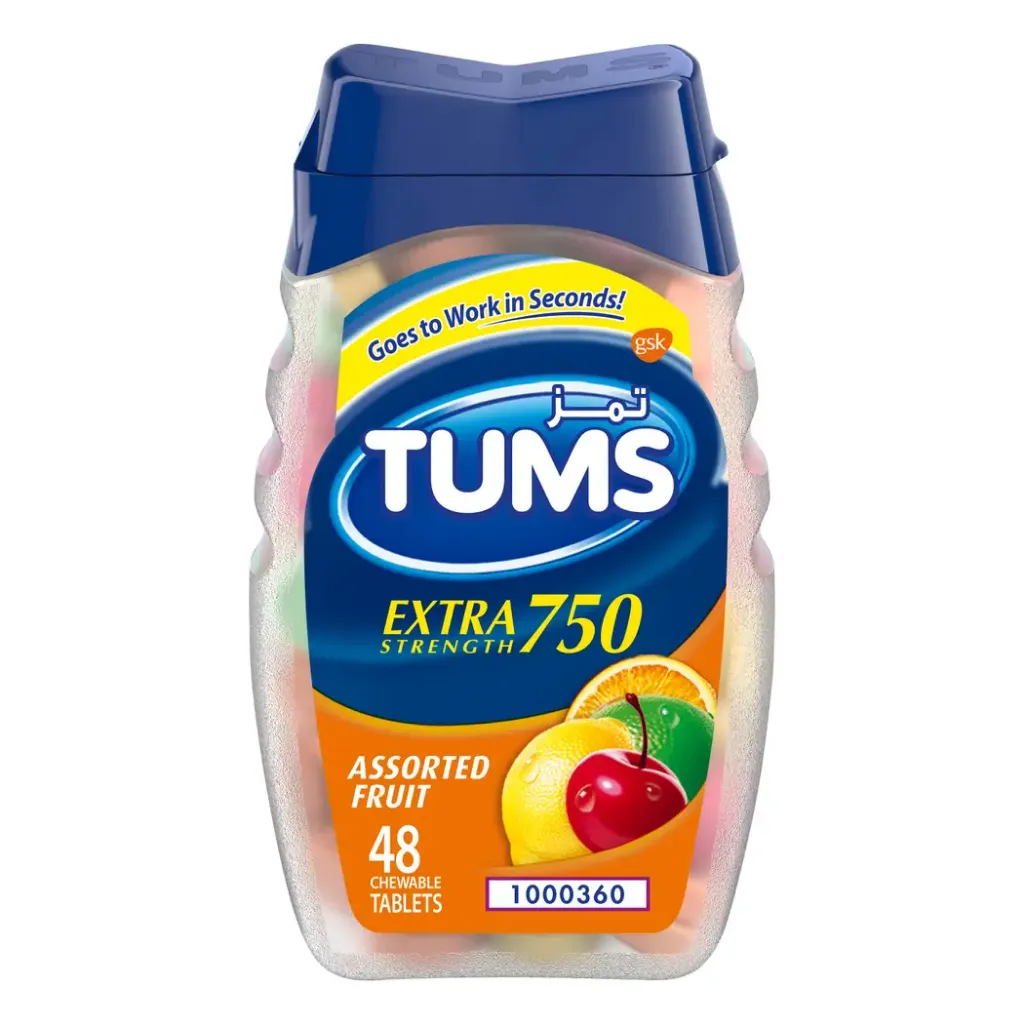 TUMS EXTRA 750 - 48 TABLETS 