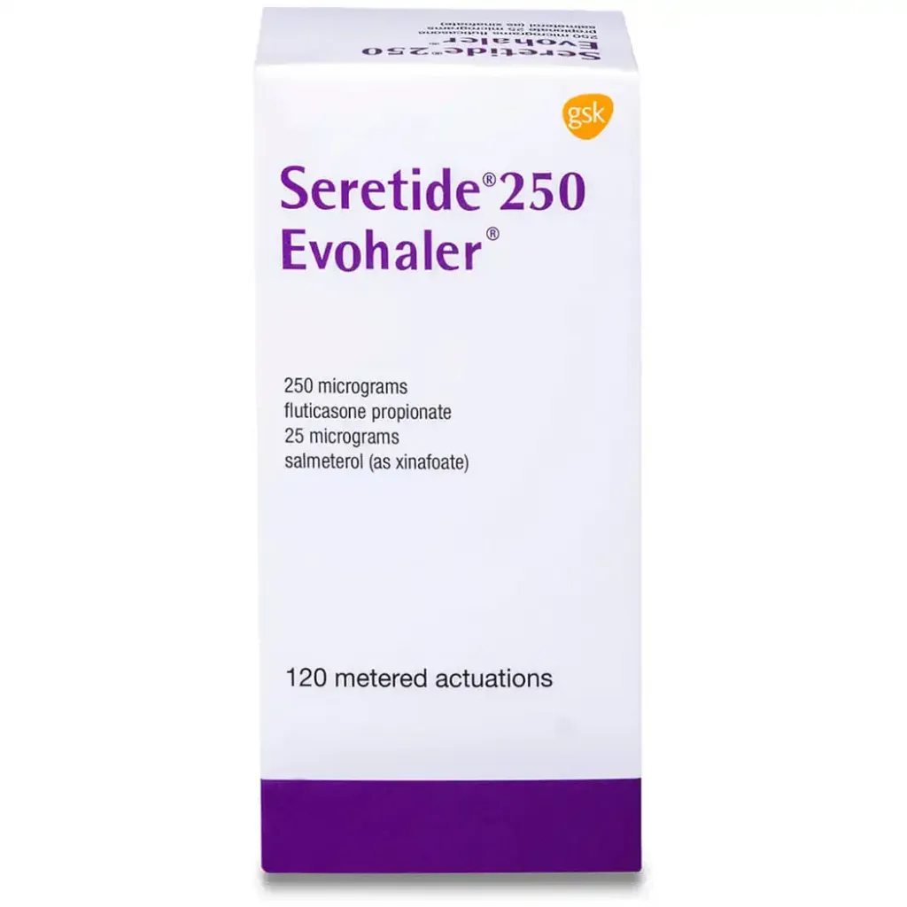 SERETIDE EVOHALER 250 - 120 METERED