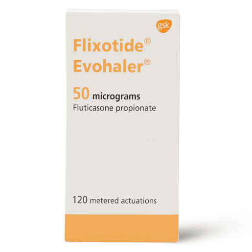 FLIXOTIDE EVOHALER 50 MIC 120 DOSE
