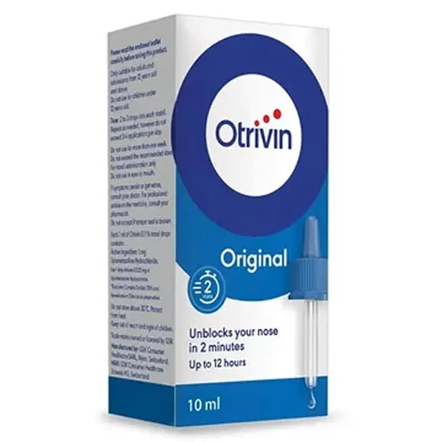 OTRIVIN ADULT DROPS 10 ML