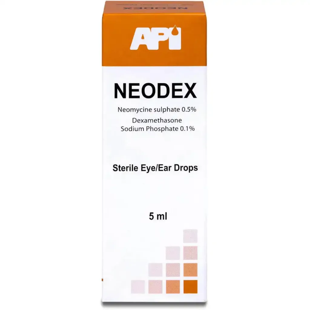 NEODEX EYE/EAR DROPS 5 ML