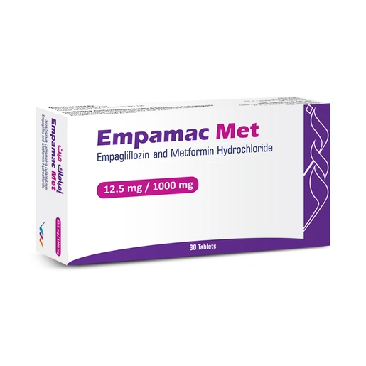 EMPAMAC MET 12.5/1000 MG 30 TABLETS