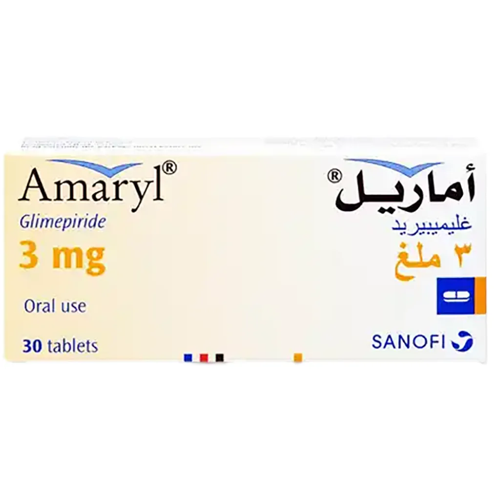AMARYL 3 MG 30 TABLETS