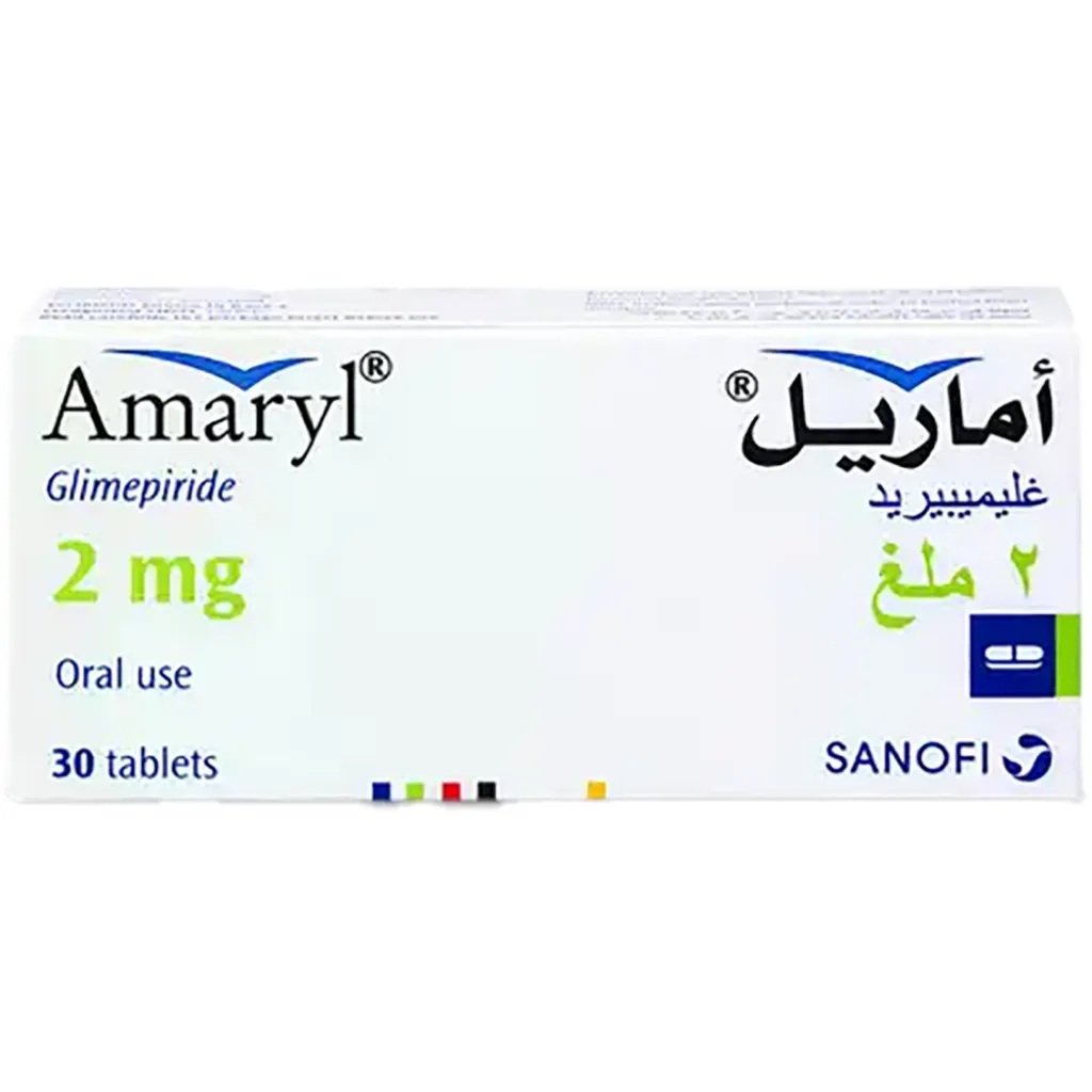 AMARYL 2 MG 30 TABLETS