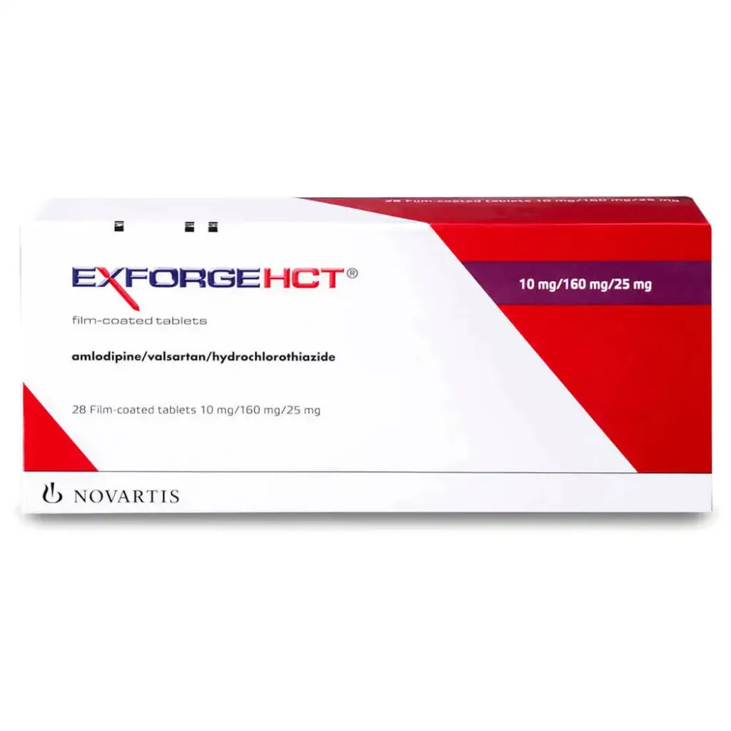 EXFORGE HCT 10/160/25 MG 28 TAB