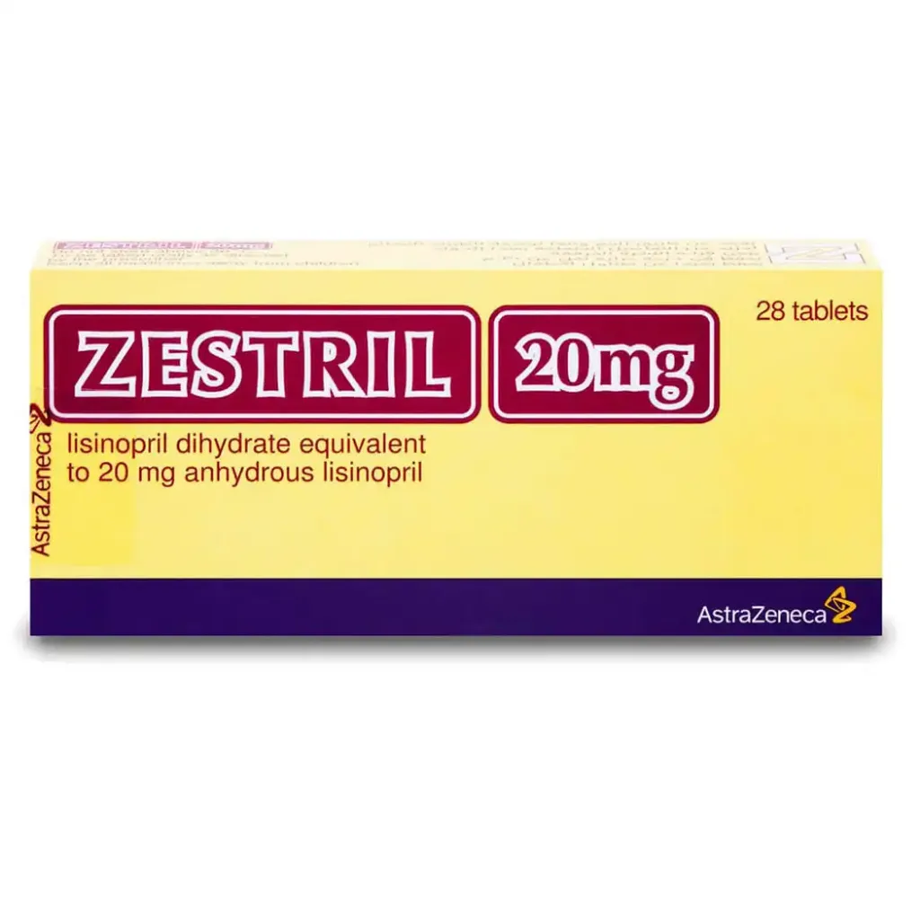 ZESTRIL 20 MG 28 TAB 