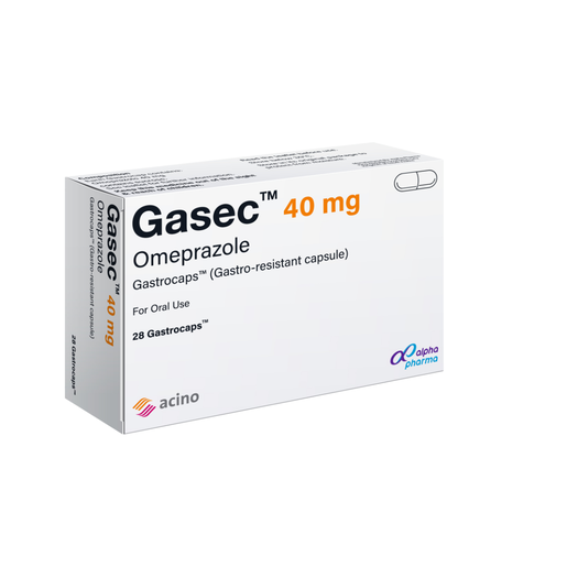 GASEC 40 MG 28 CAP
