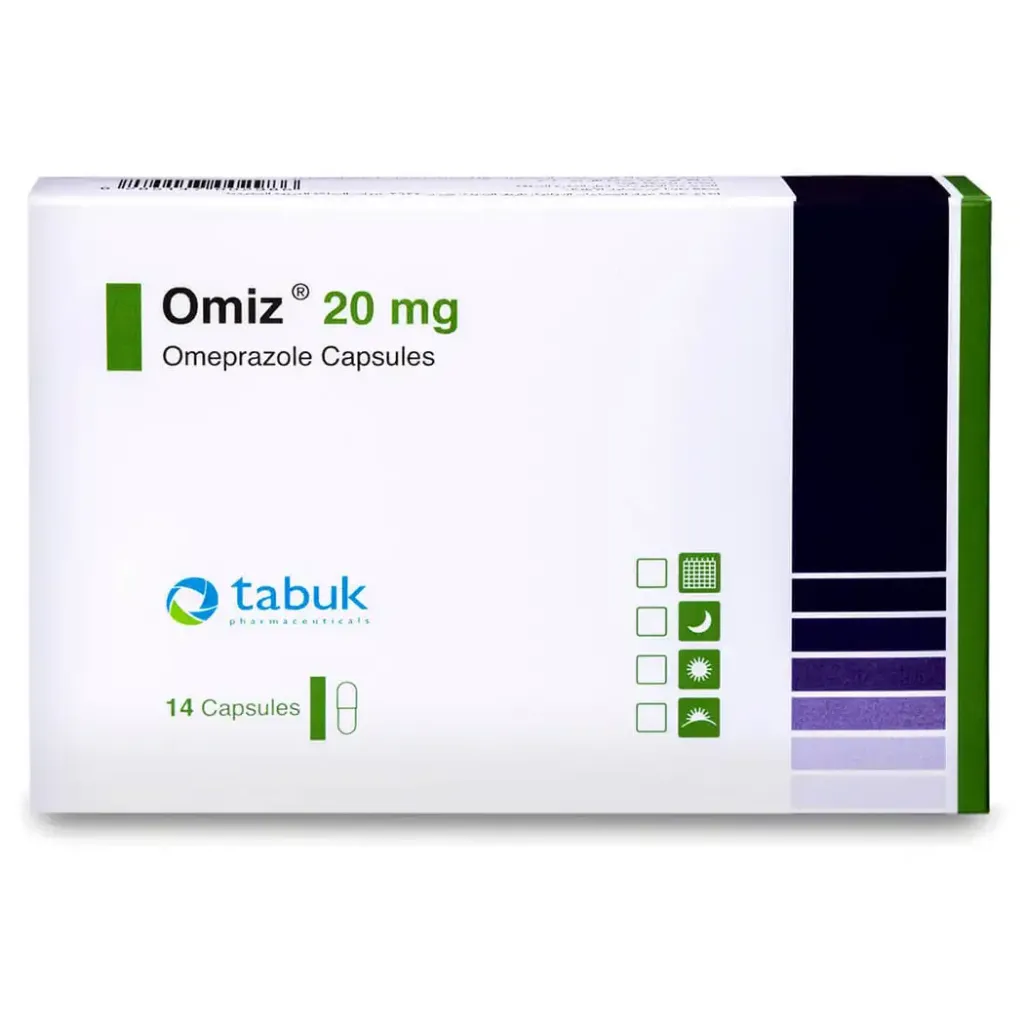 OMIZ 20 MG 14 CAP