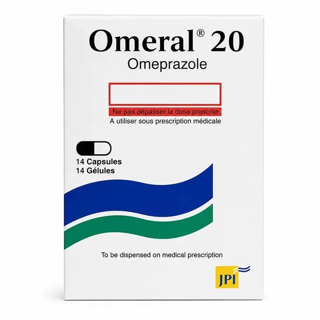 OMERAL 20 MG 14 CAP