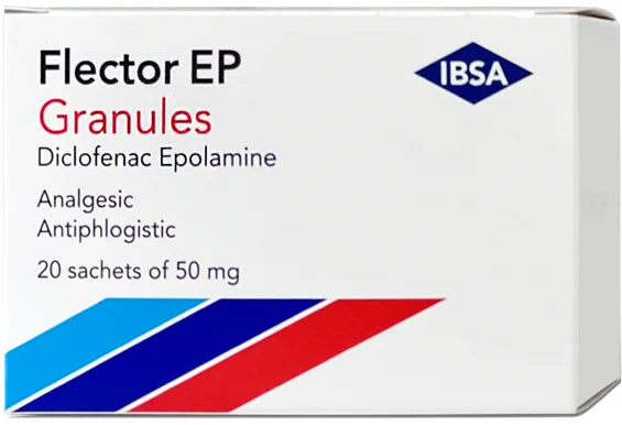 FLECTOR EP GRANULES 50 MG 20 SACHETS