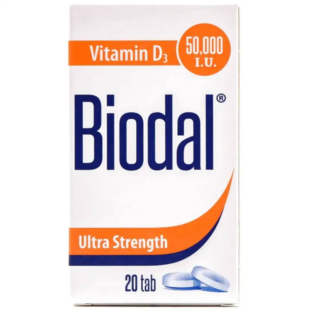 BIODAL 50000 I.U 20 TAB 