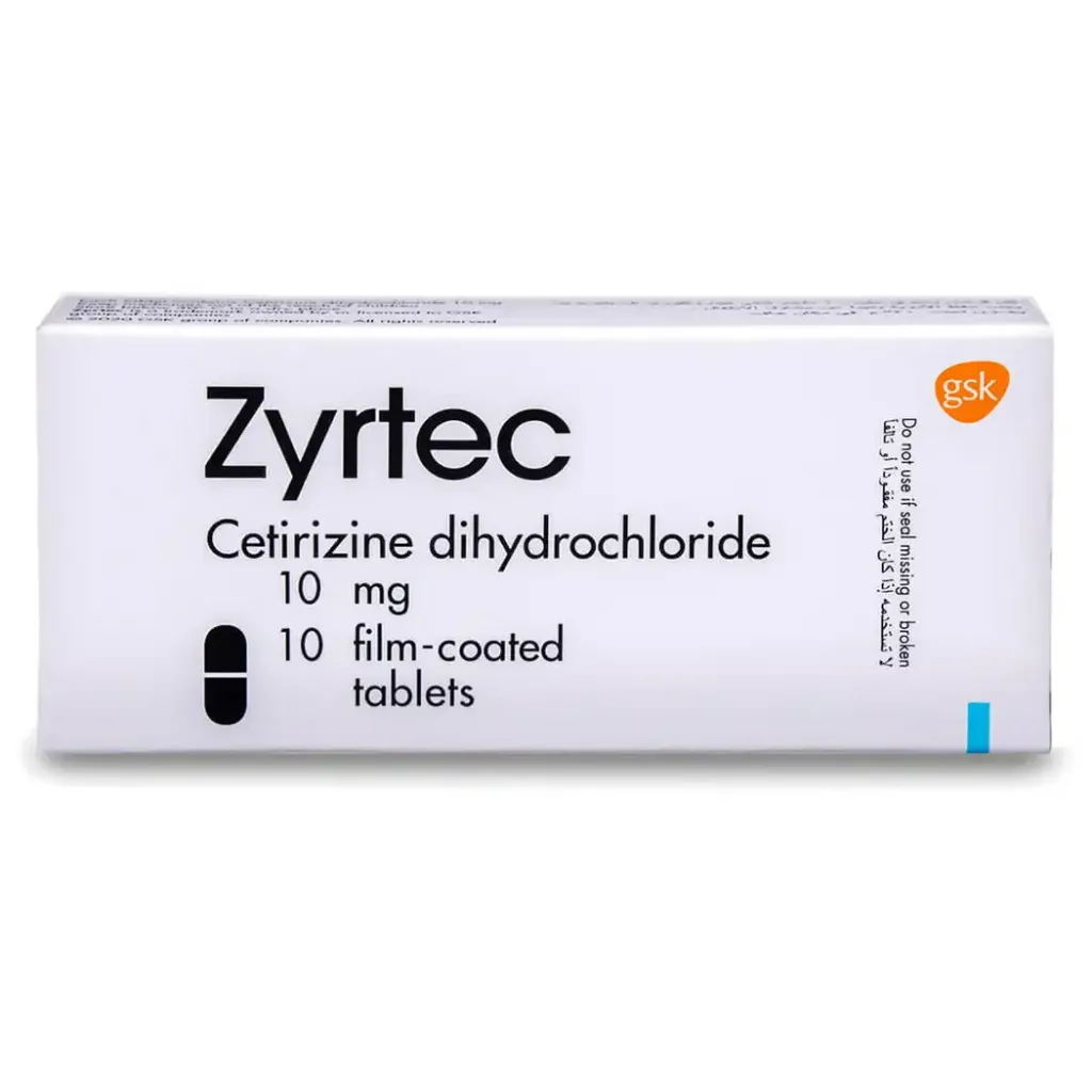 ZYRTEC 10 MG 10 TAB