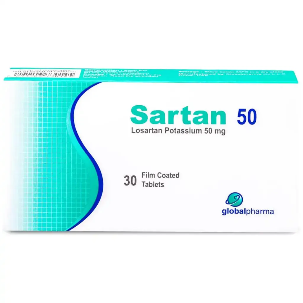 SARTAN 50 MG 30 TAB 