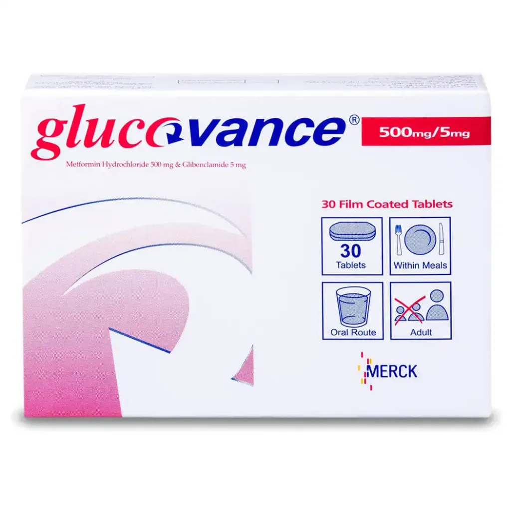 Glucovance 500/5 mg 30 tablet 