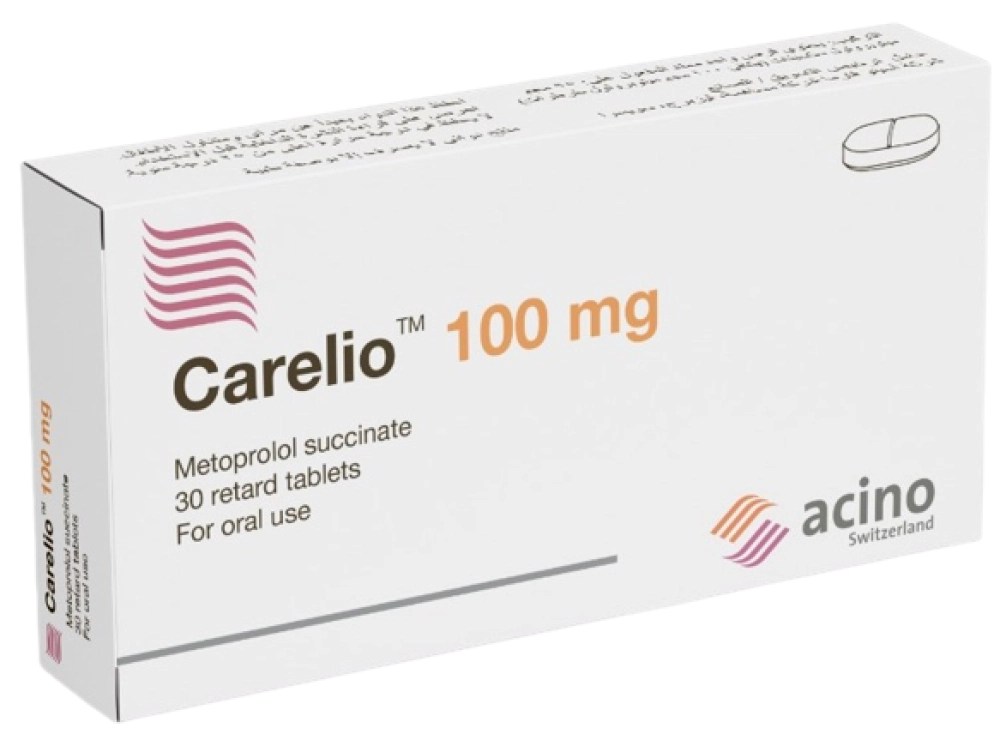 CARELIO 100 MG 30 TAB 