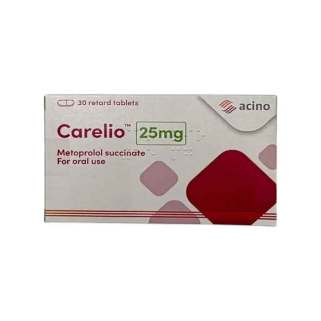 CARELIO 25 MG 30 TAB 