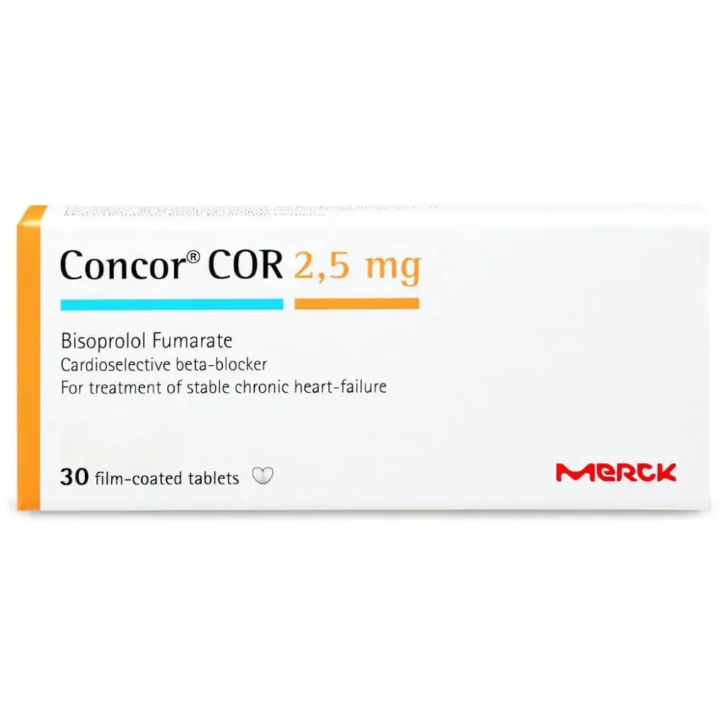 CONCOR COR 2.5 MG 30 TAB 