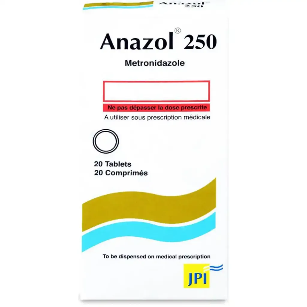 ANAZOL 250 MG 20 TAB 