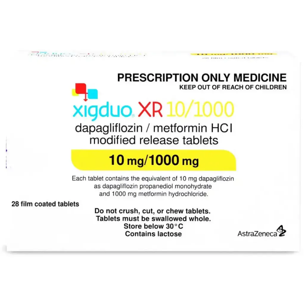 Xigduo XR 10/1000 mg 28 tablets 