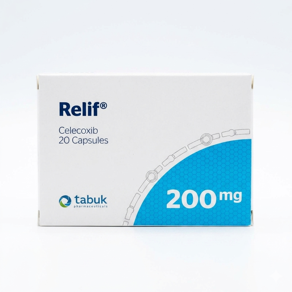 RELIF 200 MG 20 CAP