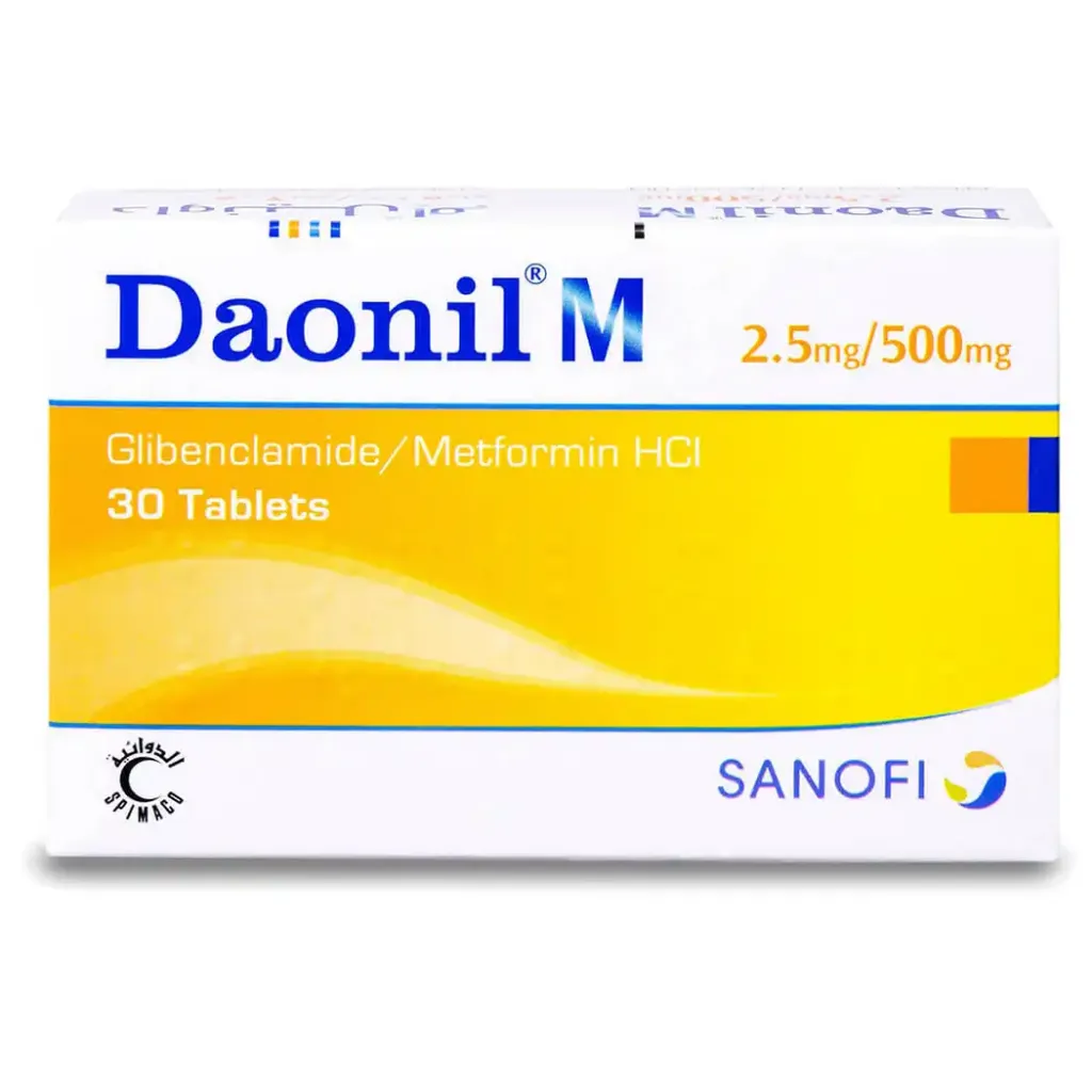 Daonil M 2.5/500 mg 30 tablets 