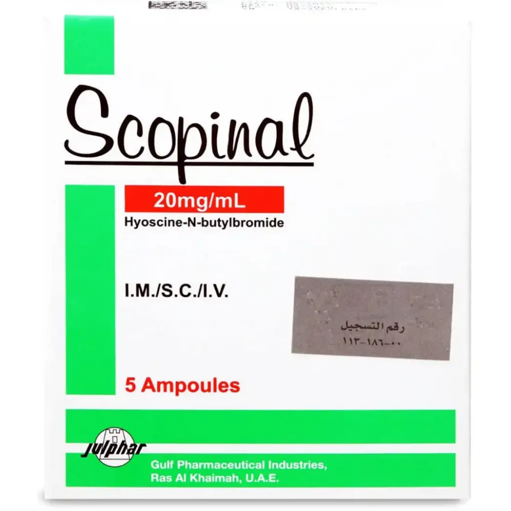 SCOPINAL 20 MG 5 AMPOUL