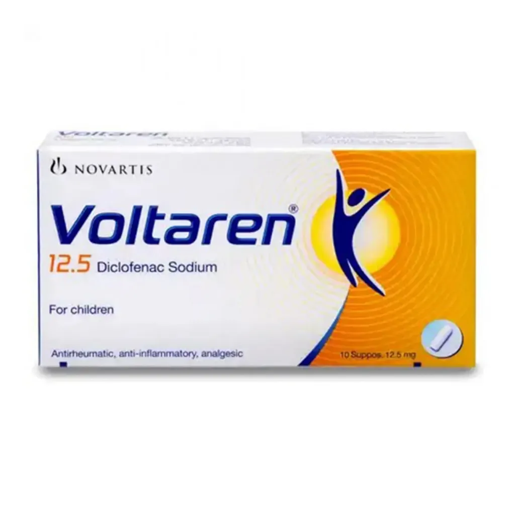 VOLTAREN 12.5 MG 10 SUPPOS