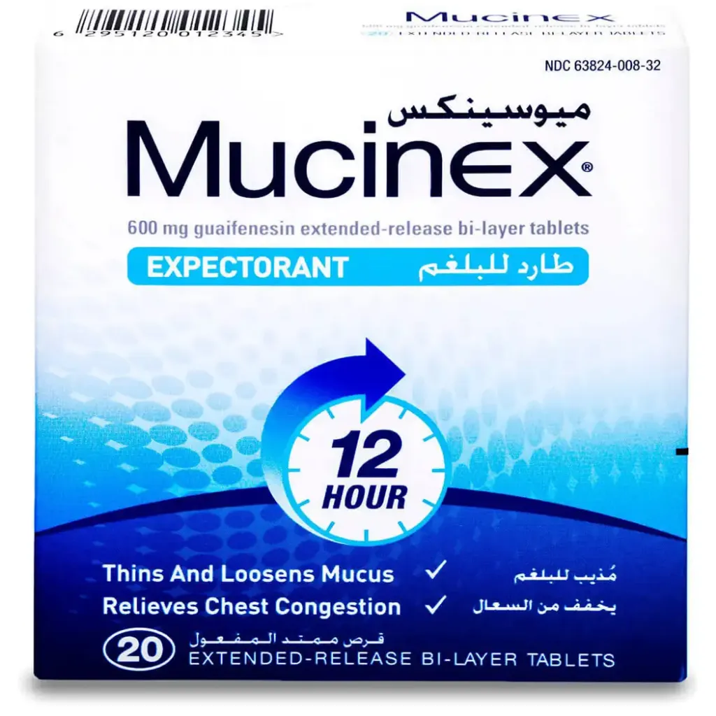 MUCINEX 600 MG 20 TAB 