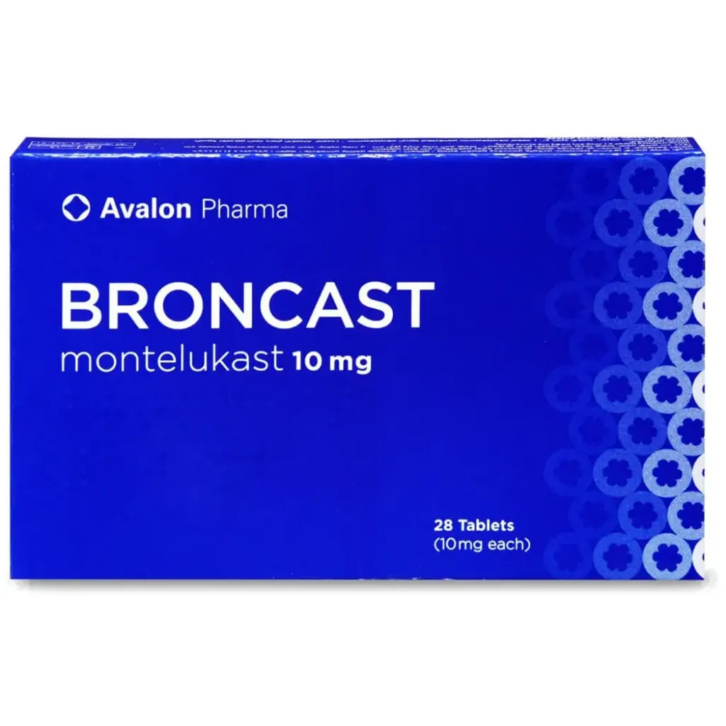 BRONCAST 10 MG 28 TAB 