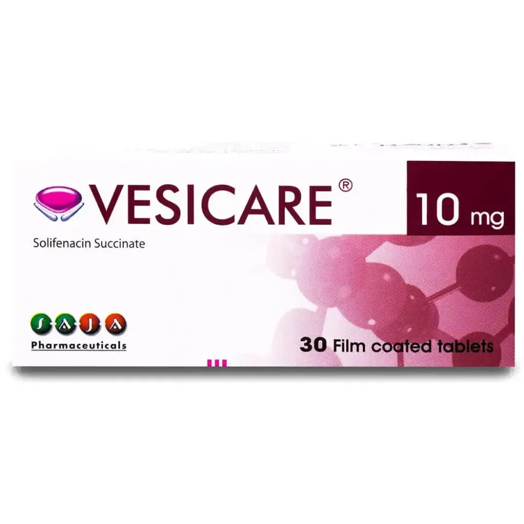 Vesicare 10 mg 30 tablets 